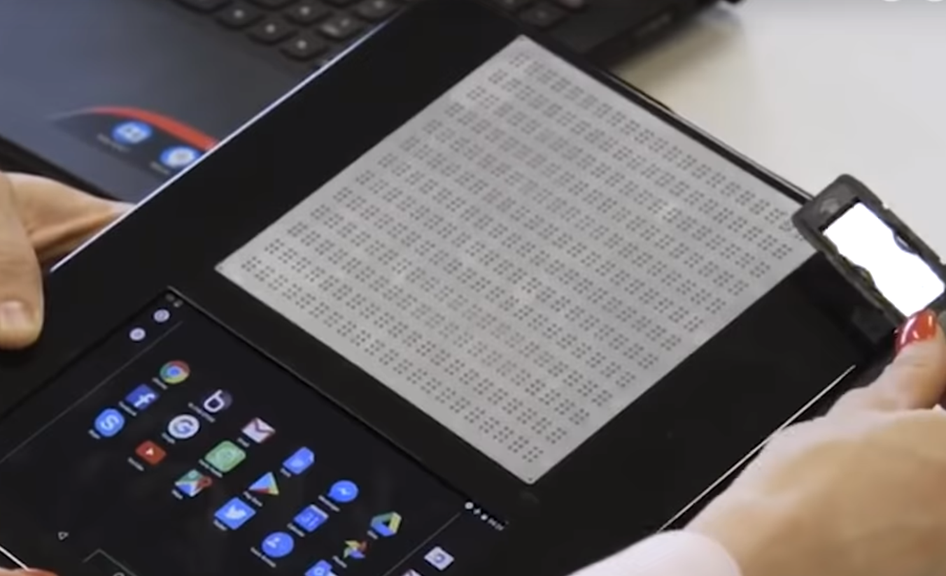 Blitab, la tablet con pantalla en braille