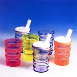 6 vasos pisteros de colores